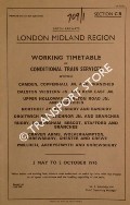 Working Timetable of Conditional trains - Section CR - Camden, Coppenhall; Droitwich Spa, Wichnor; Rugby, Birmingham, Bescot, Stafford; Craven Arms, Wolverhampton, Shrewsbury, Chester, Crewe; Pwllheli - 3 May to 2 Oct 1976 by British Railways London Midland Region